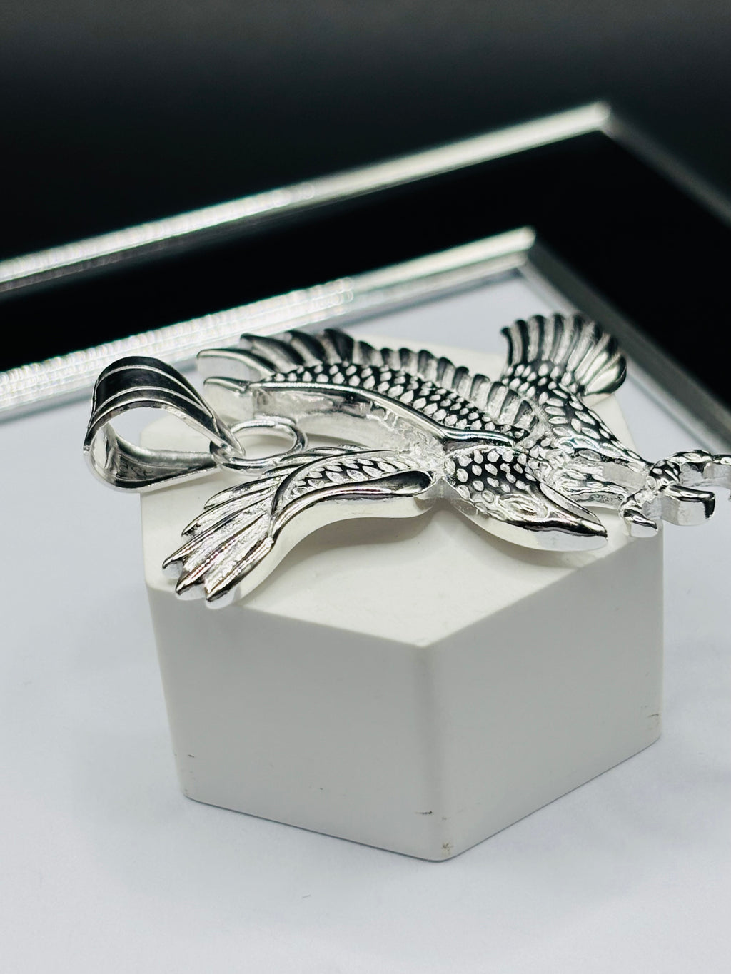 S925 Silver Eagle Pendant