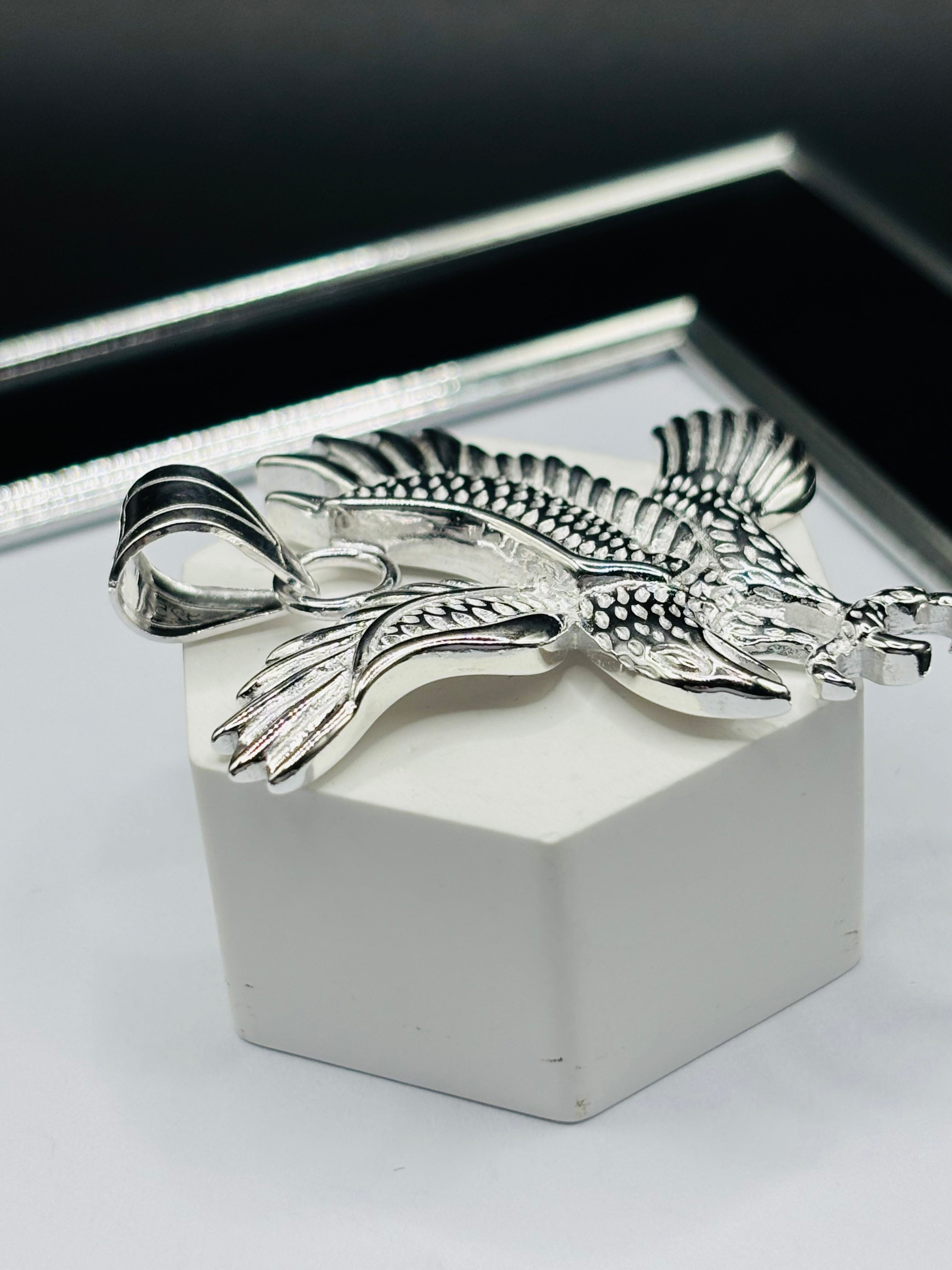 S925 Silver Eagle Pendant