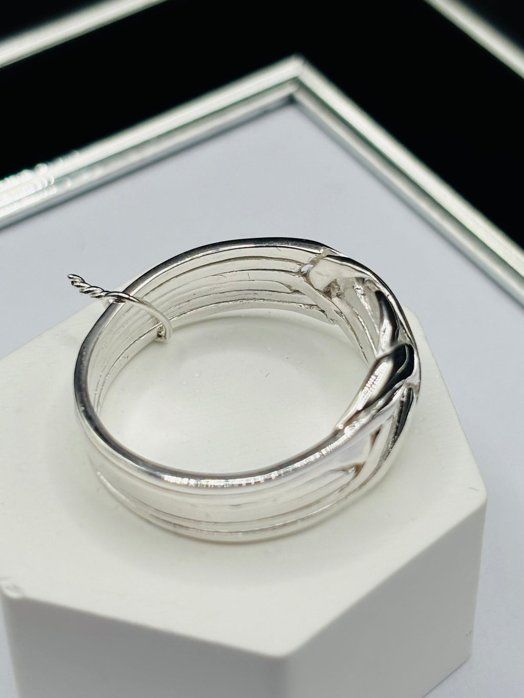 S925 Silver Puzzle 8 Rings