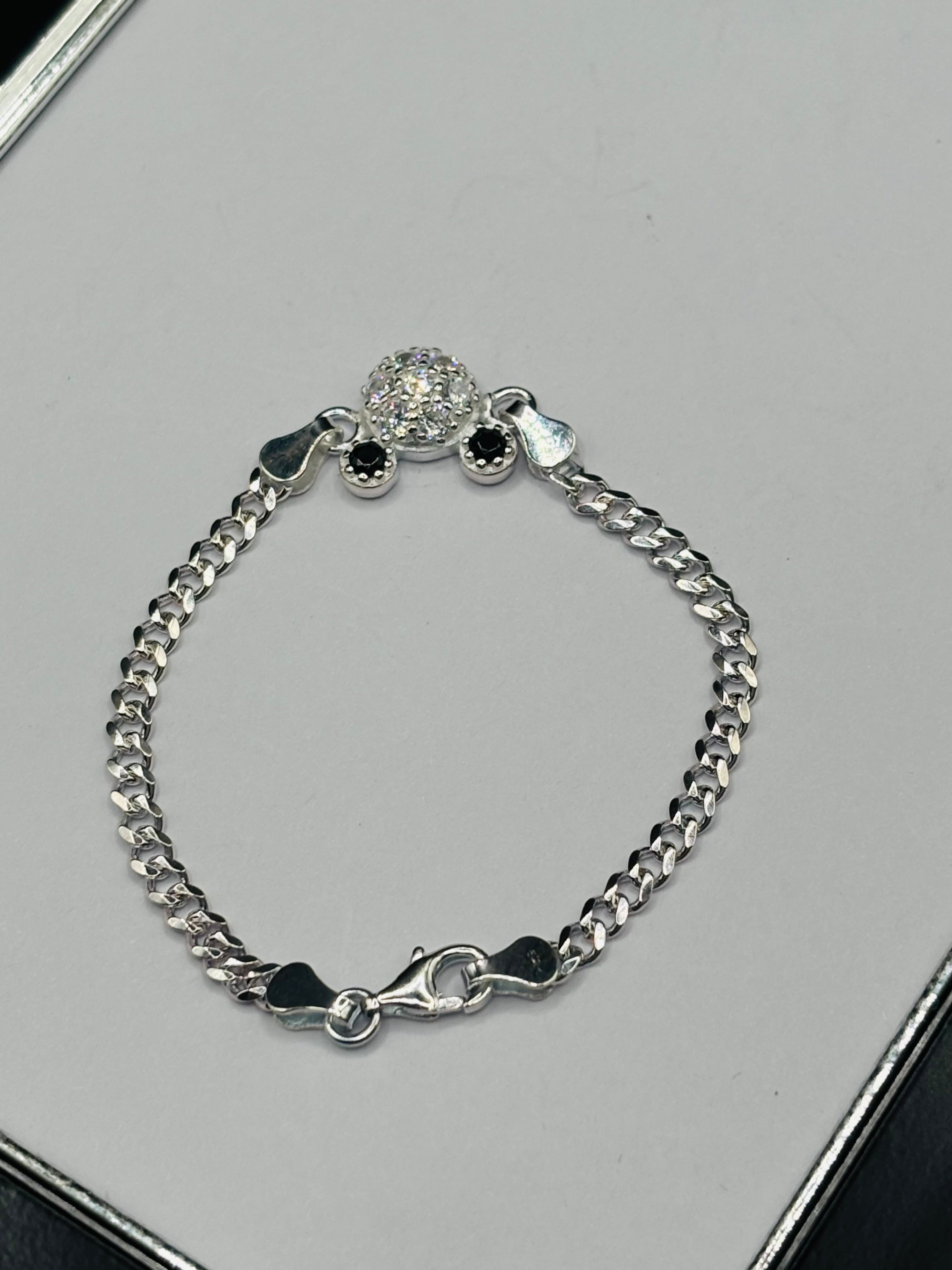 S925 Silver MM Kids Bracelet