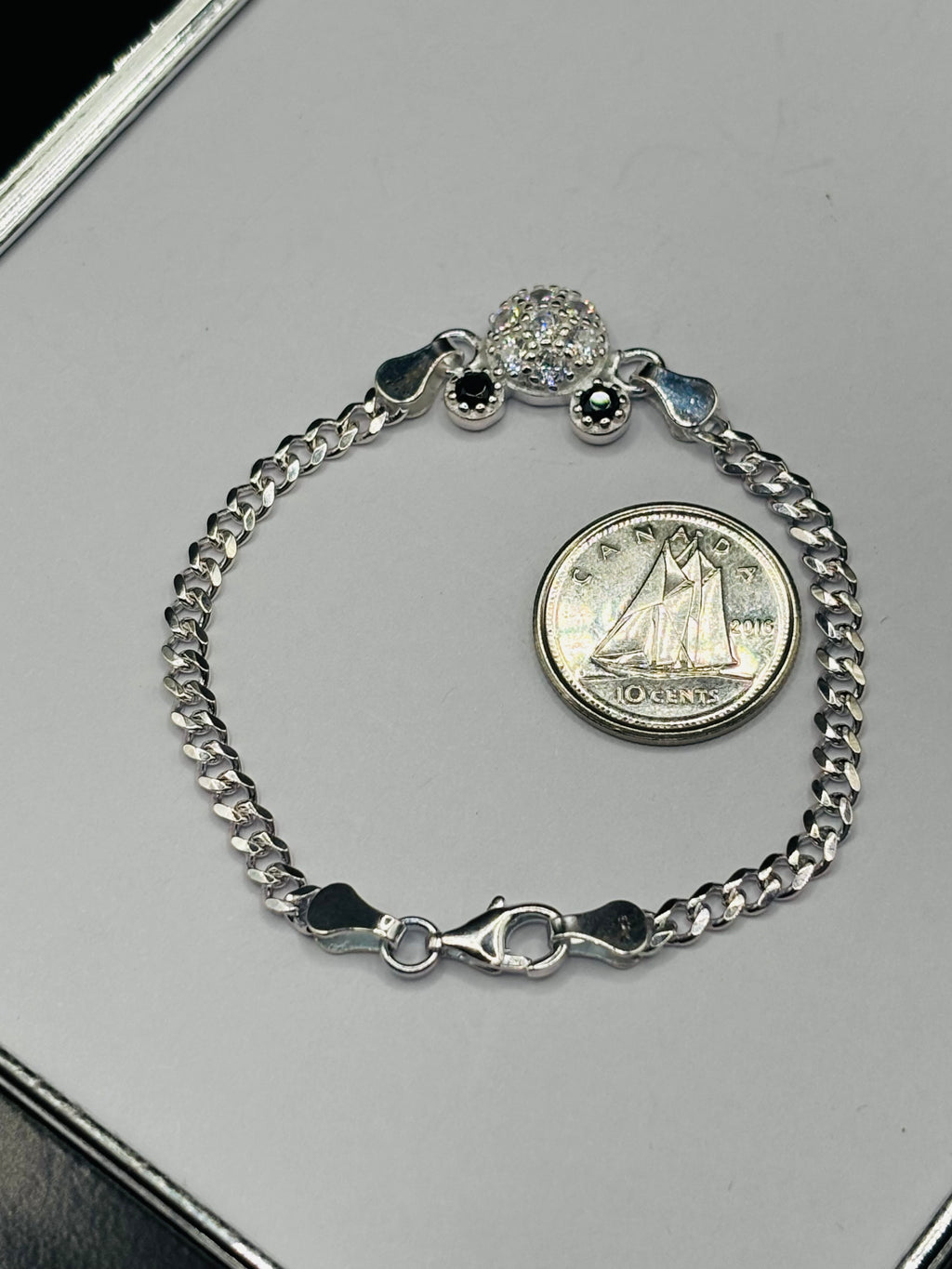 S925 Silver MM Kids Bracelet