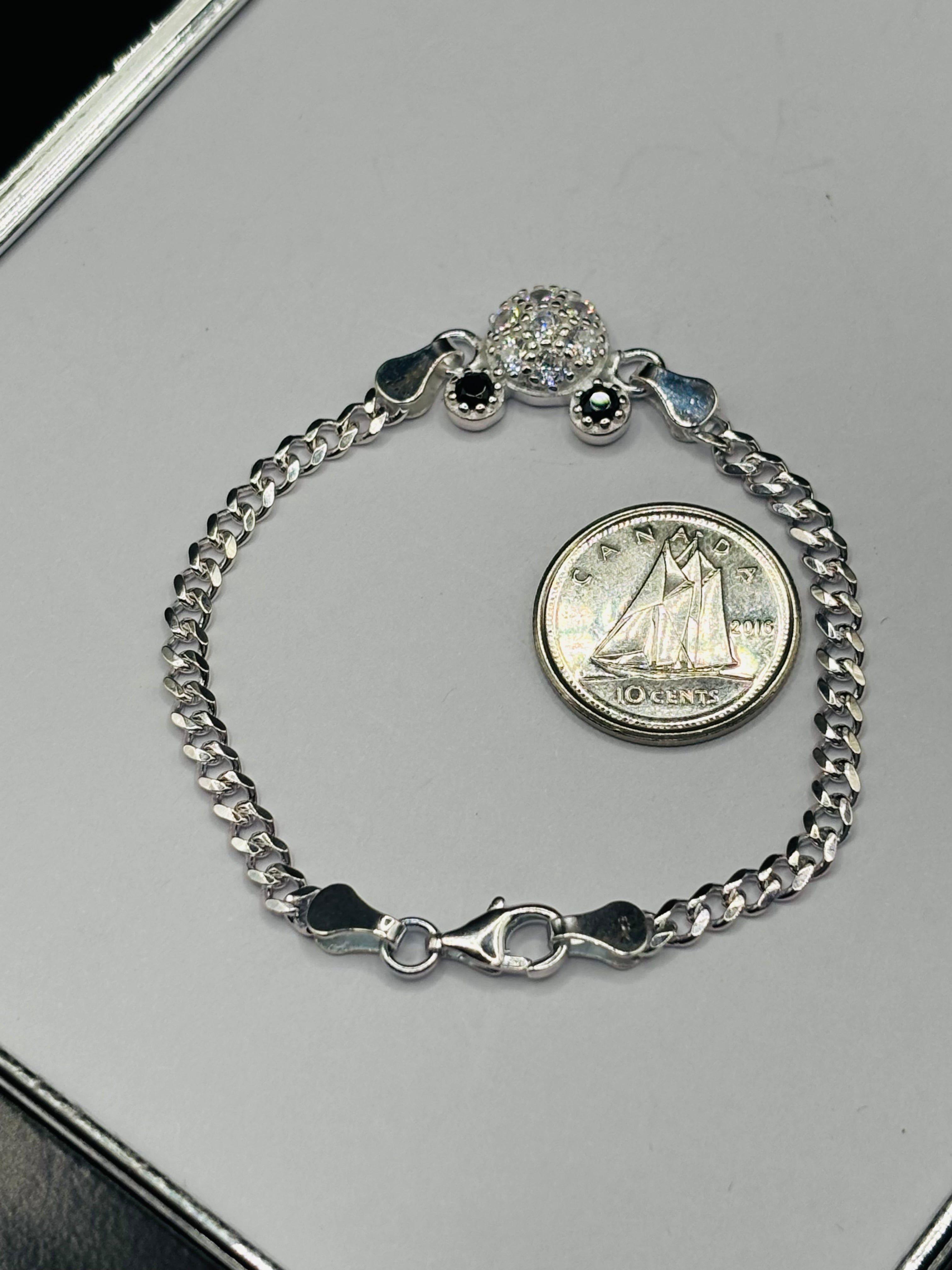 S925 Silver MM Kids Bracelet