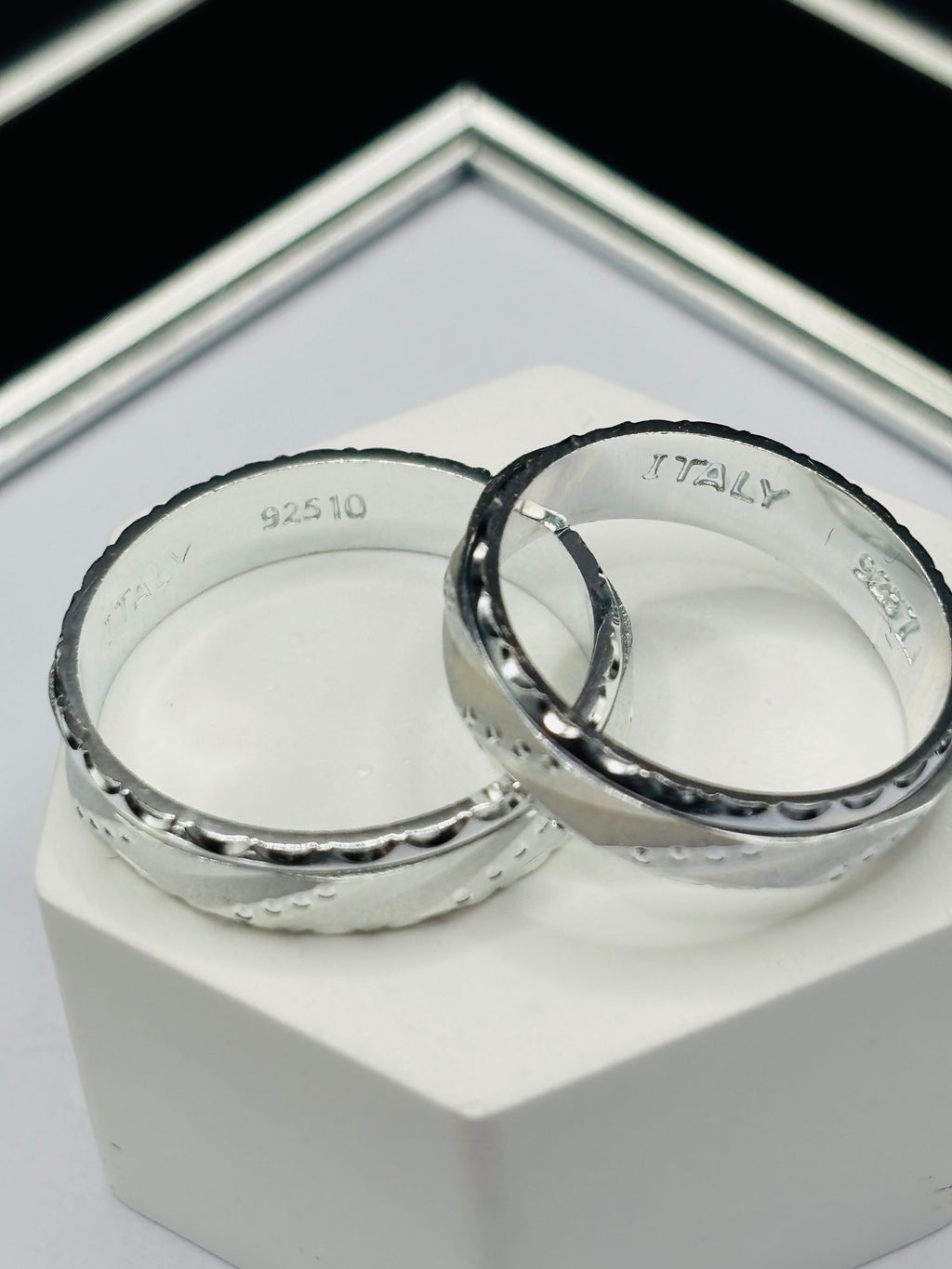 S925 Silver Couple Ring