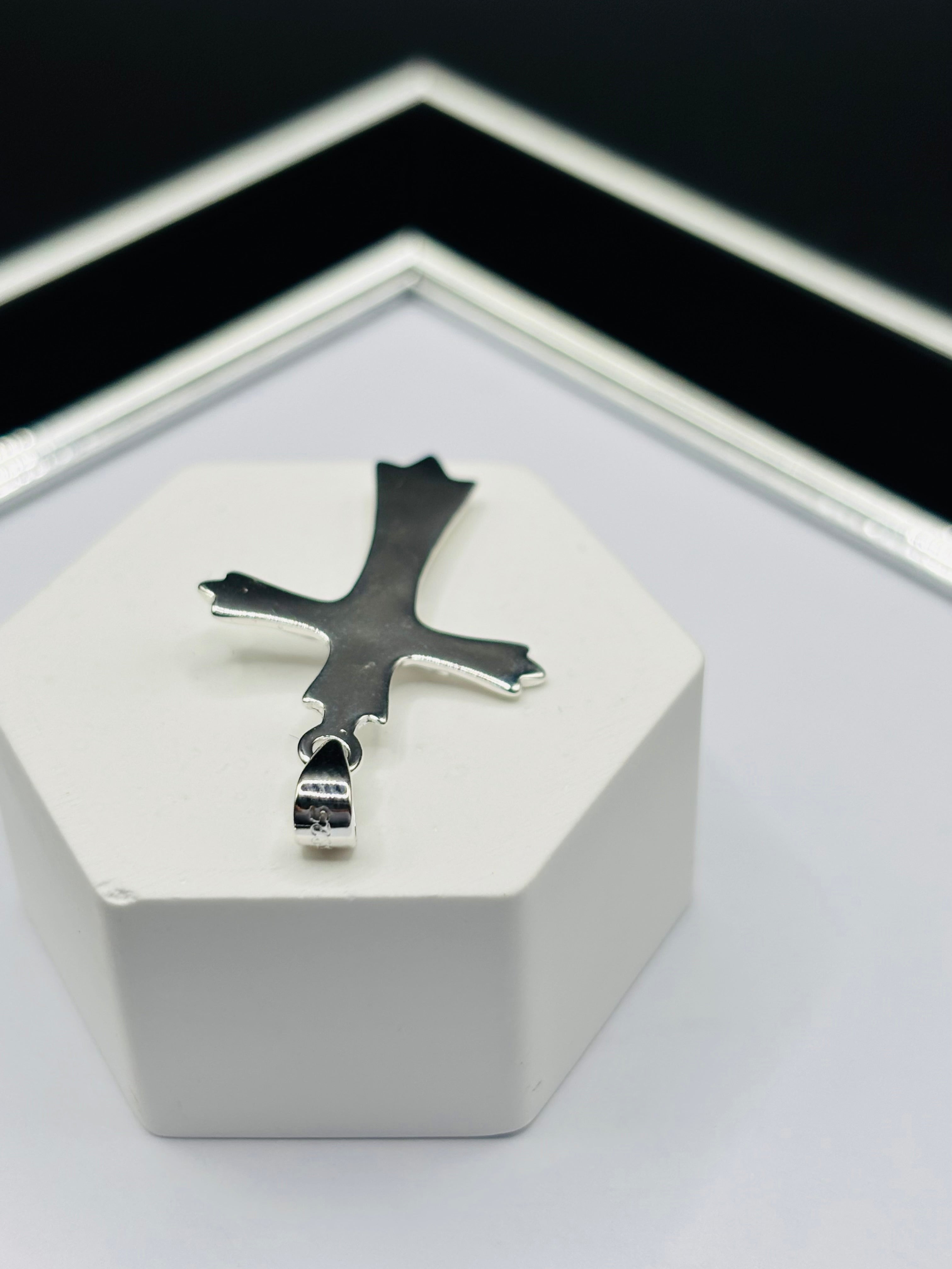 S925 Silver Cross Pendant