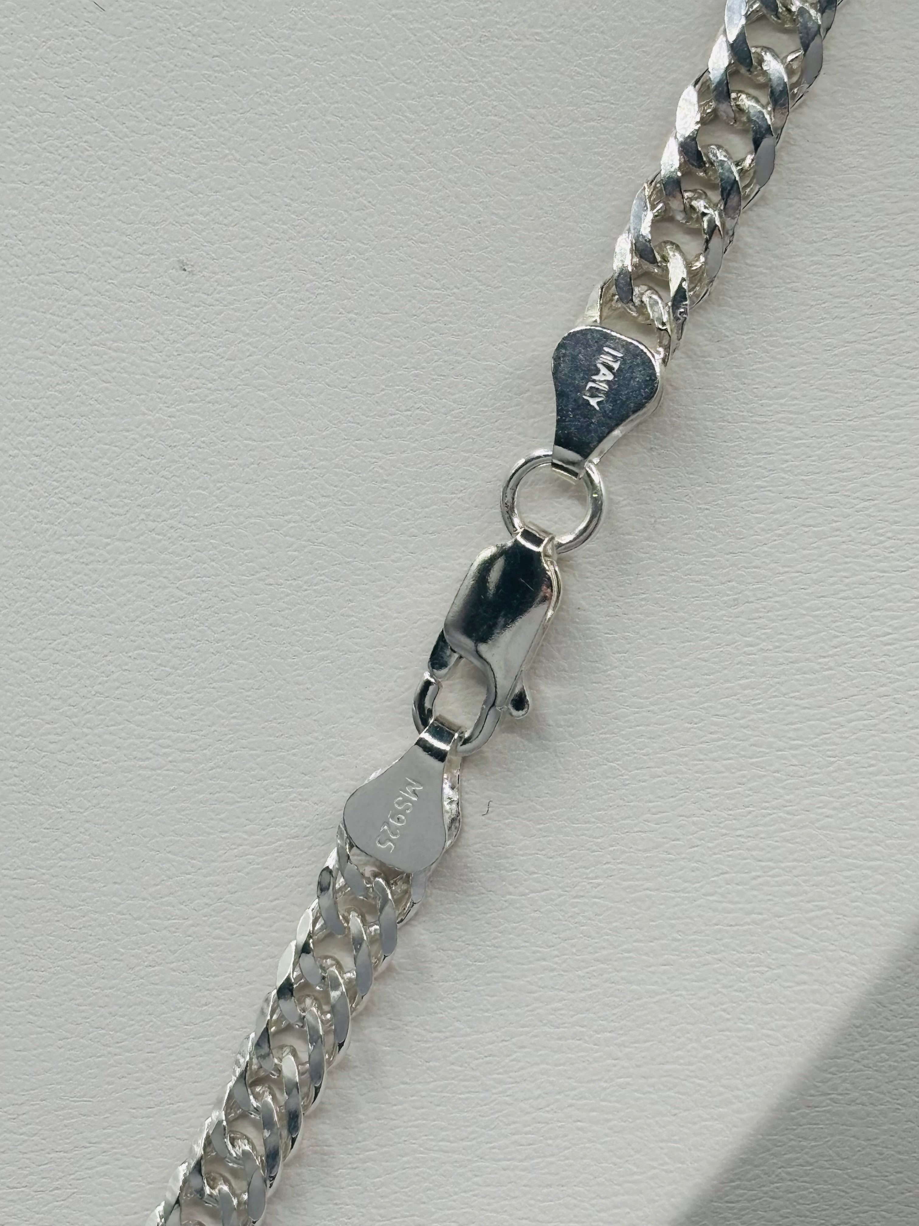 S925 Silver Anchor Cross Necklace