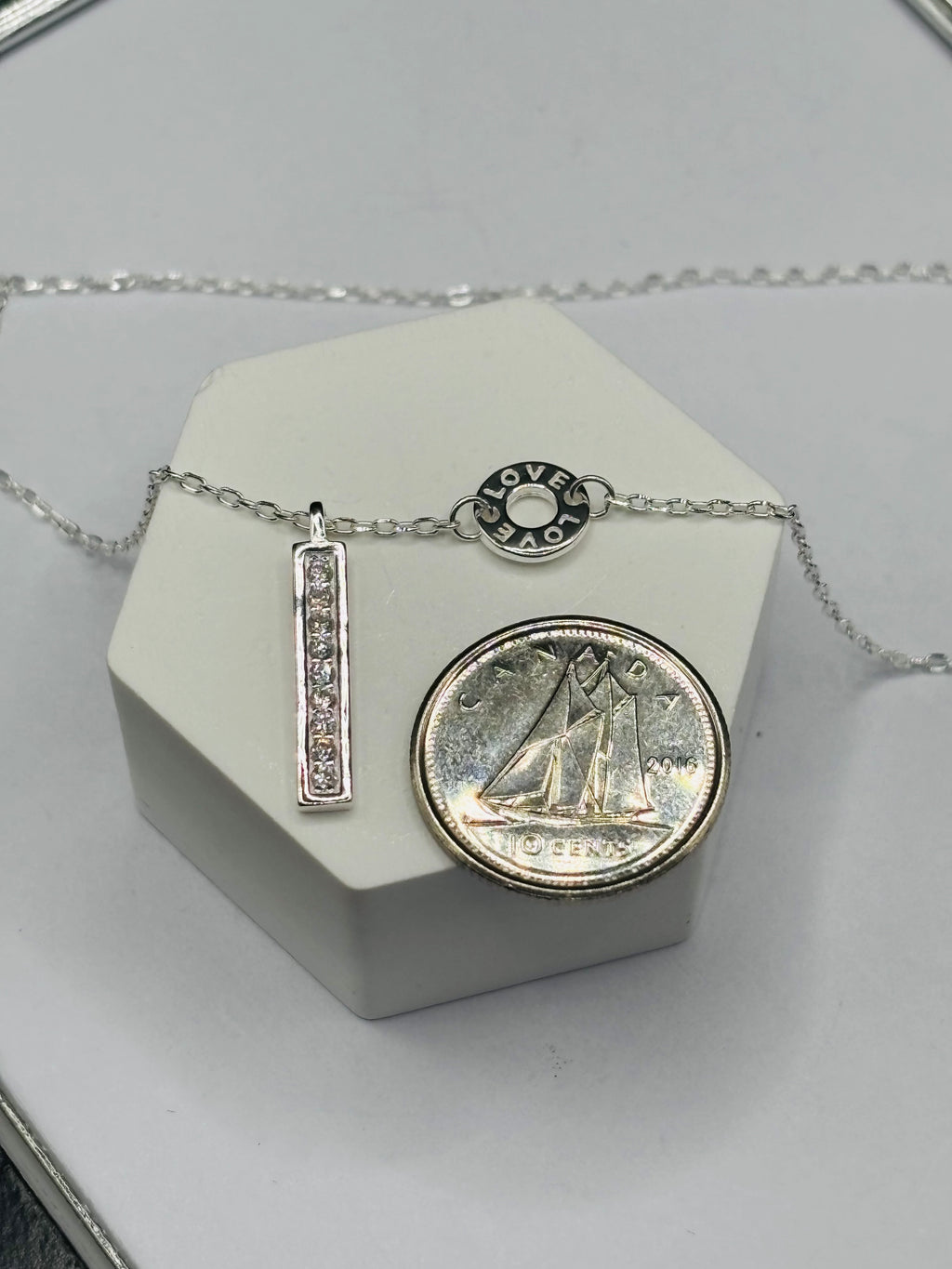 S925 Silver Love Necklace