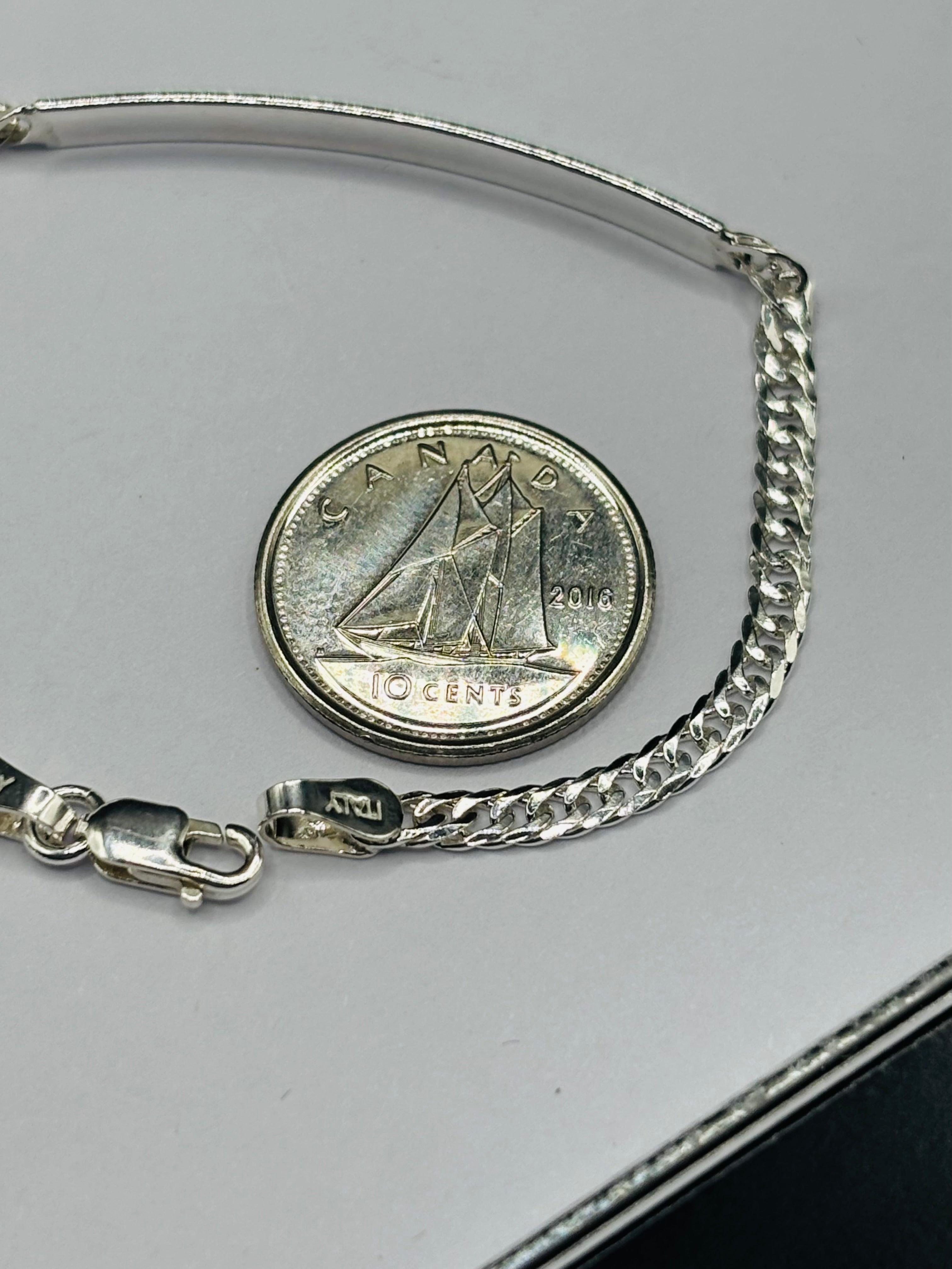 S925 Silver Name Japan Style Kids Bracelet