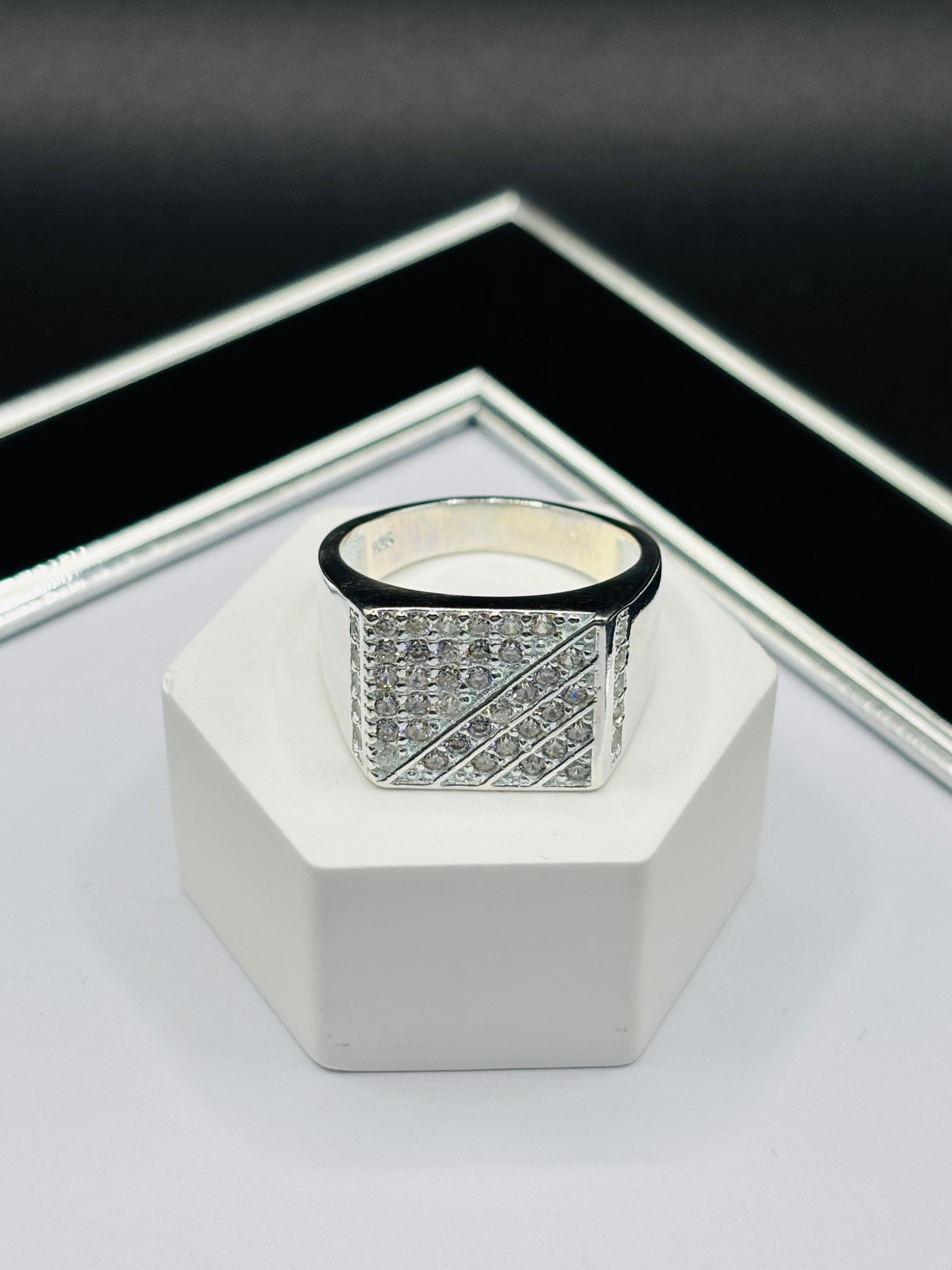 S925 Silver Stone Ring