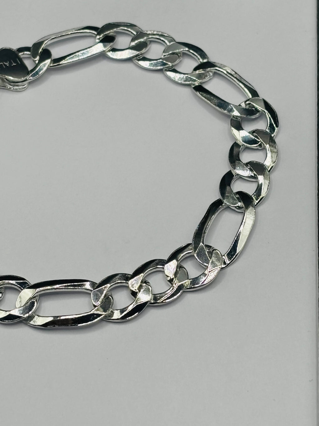 S925 Silver Figaro Bracelet
