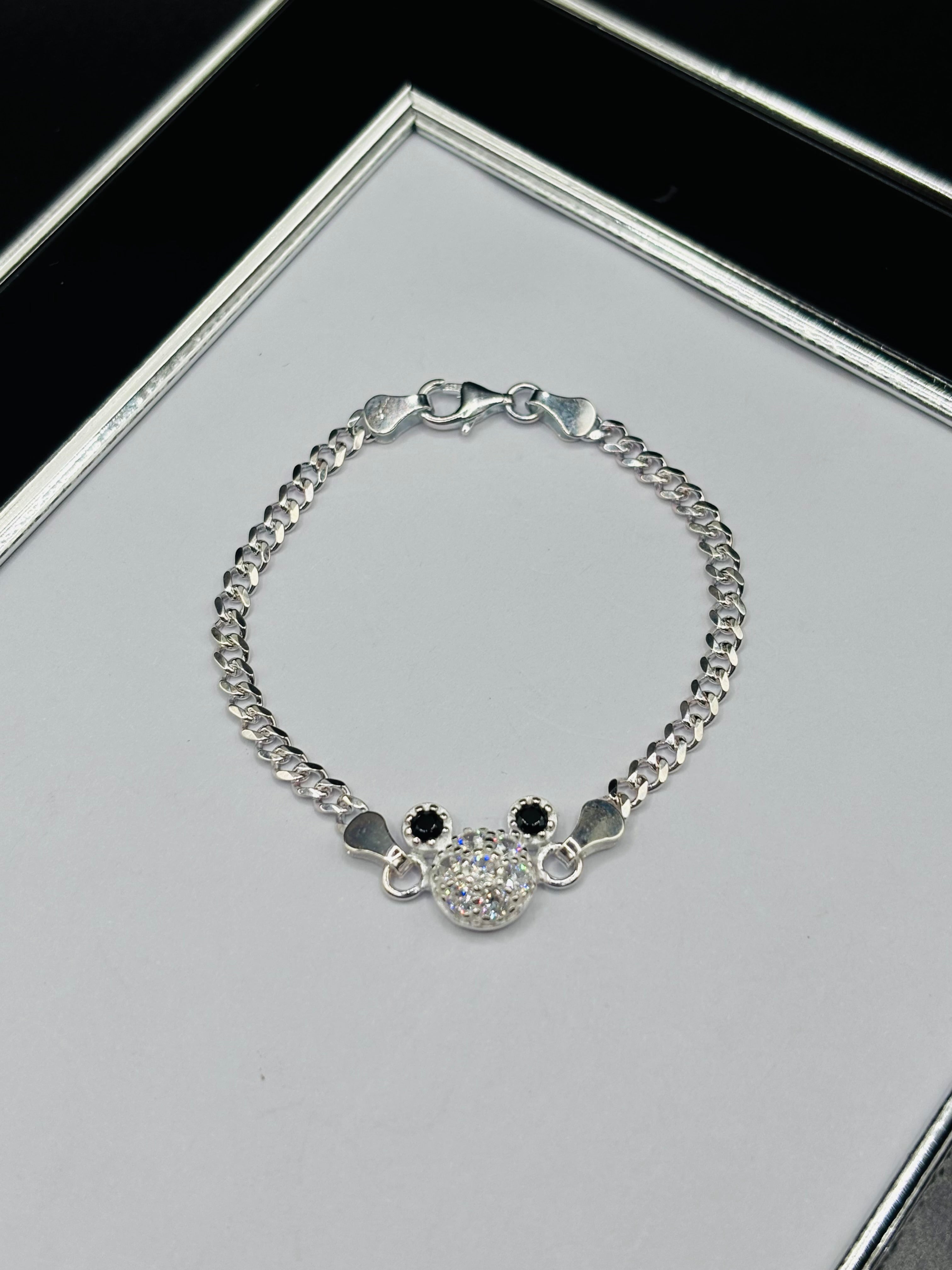 S925 Silver MM Kids Bracelet