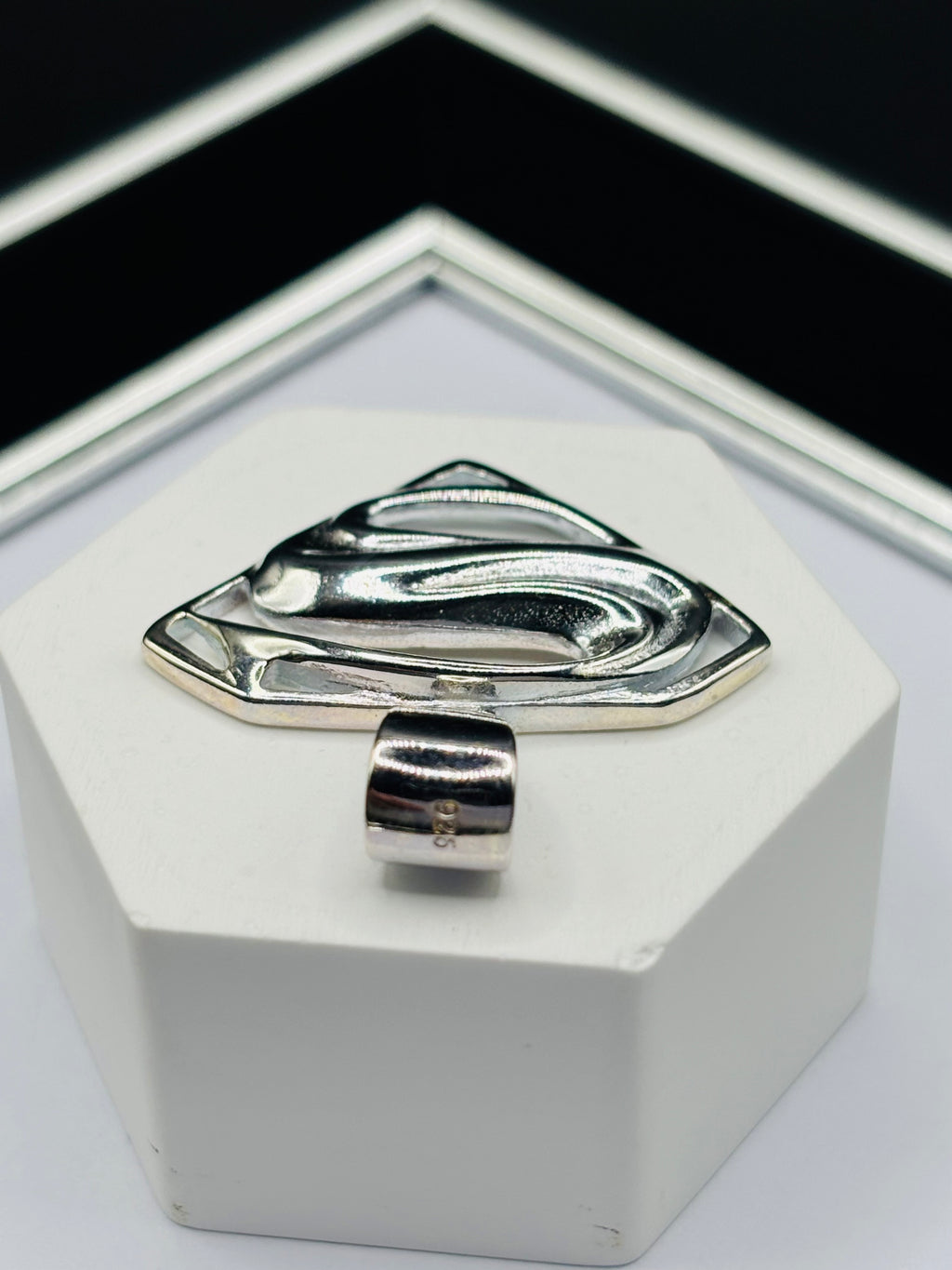 S925 Silver S Pendant