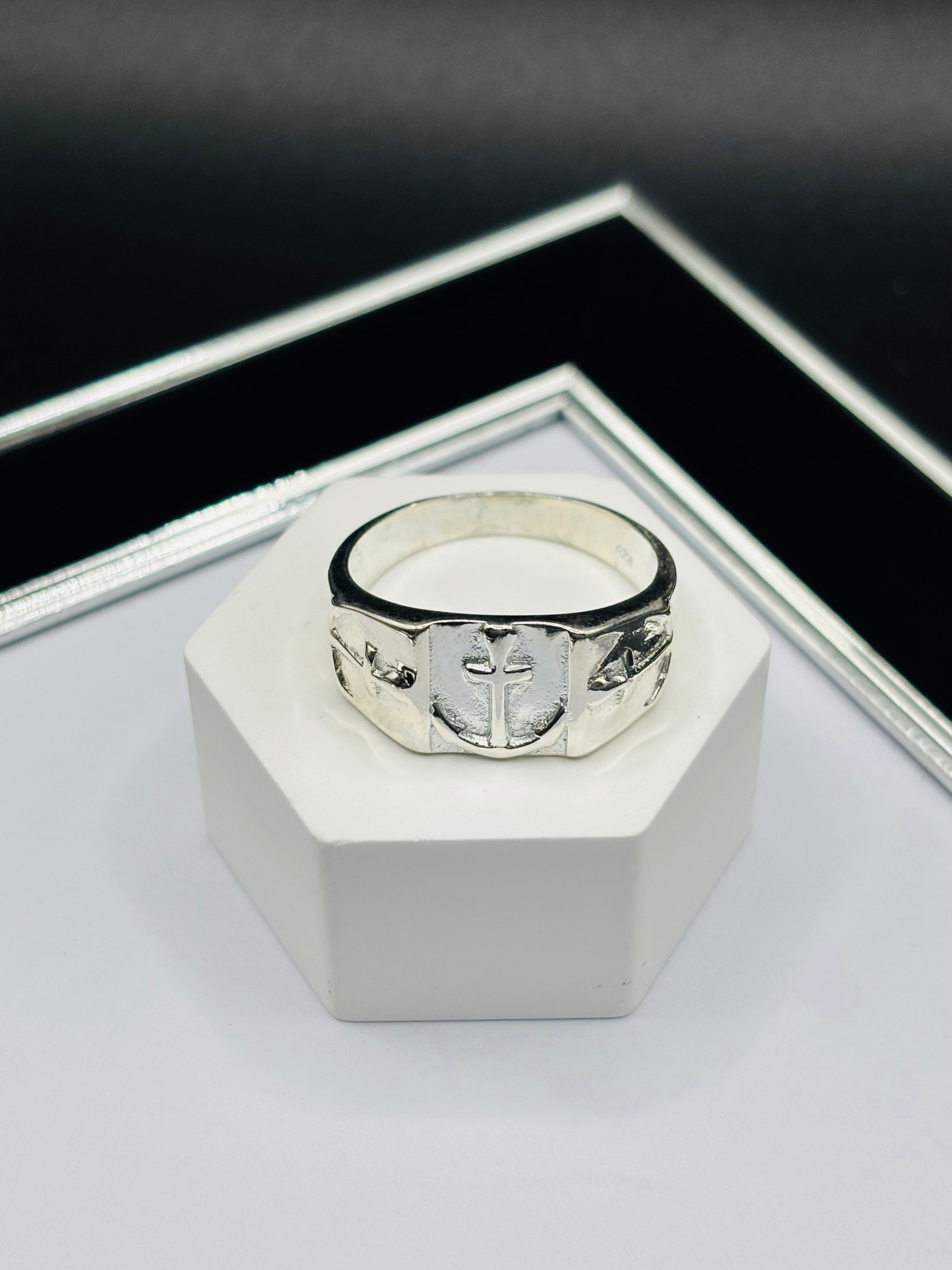 S925 Silver Anchor Ring