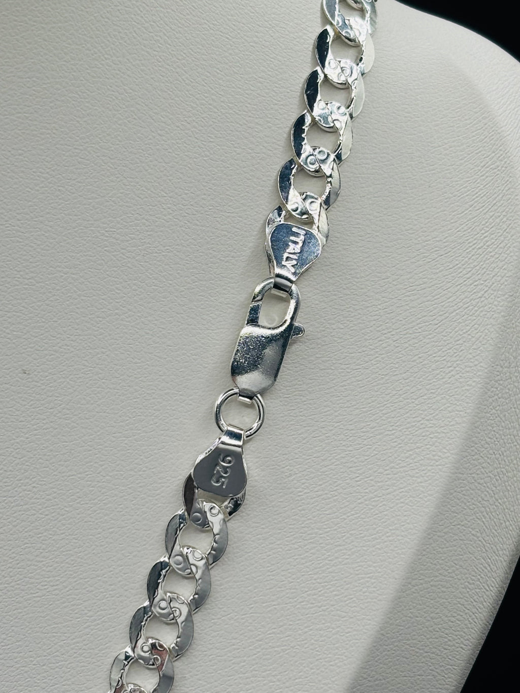 S925 Silver Flat Curb Chain