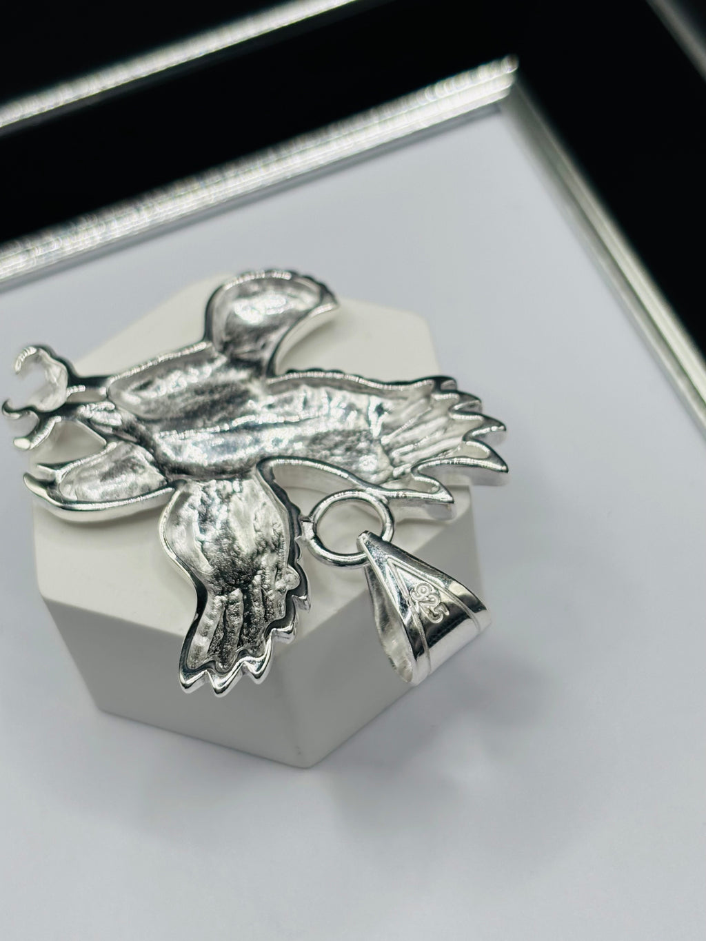 S925 Silver Eagle Pendant