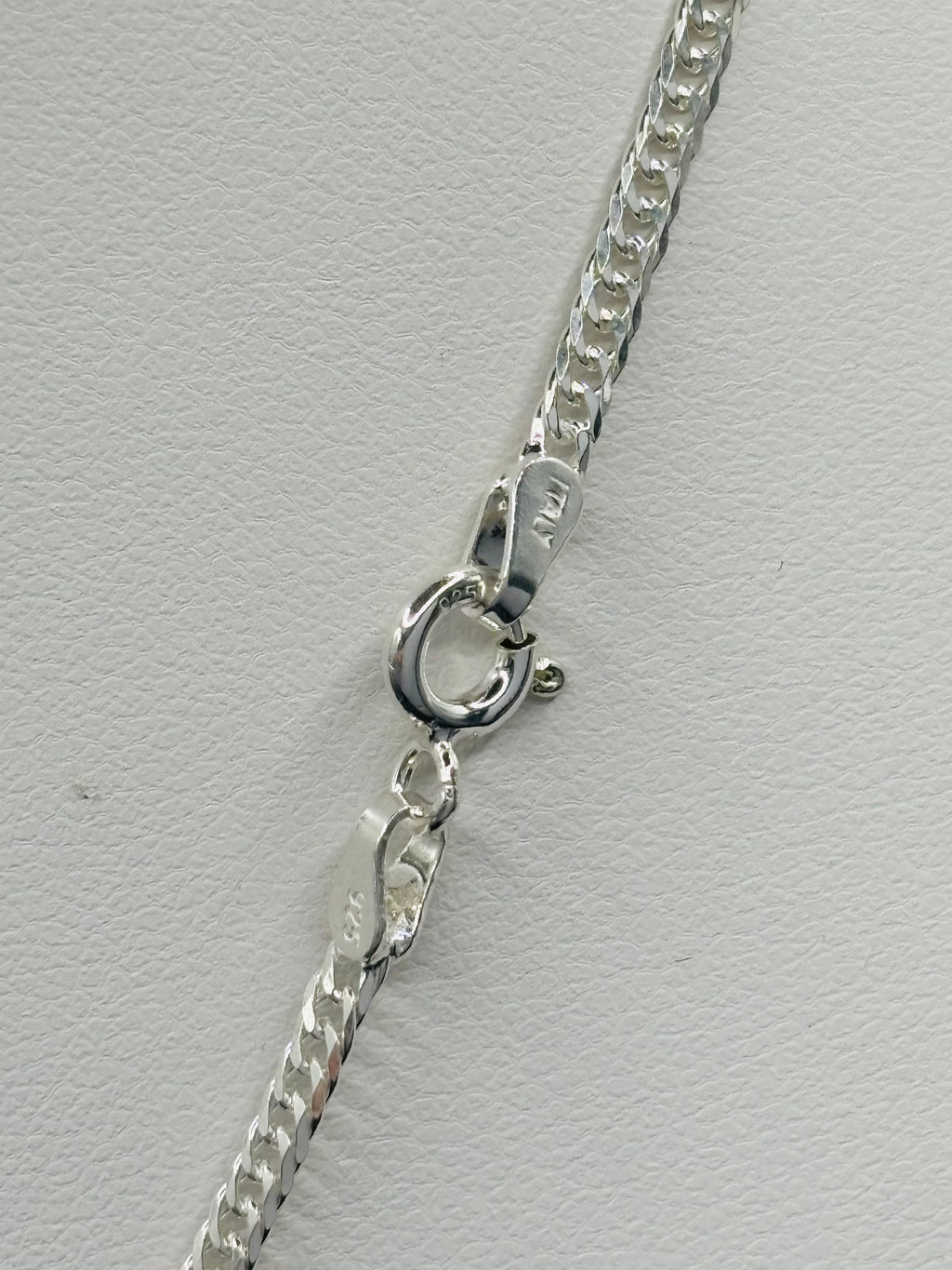 S925 Silver Plain Cross Necklace