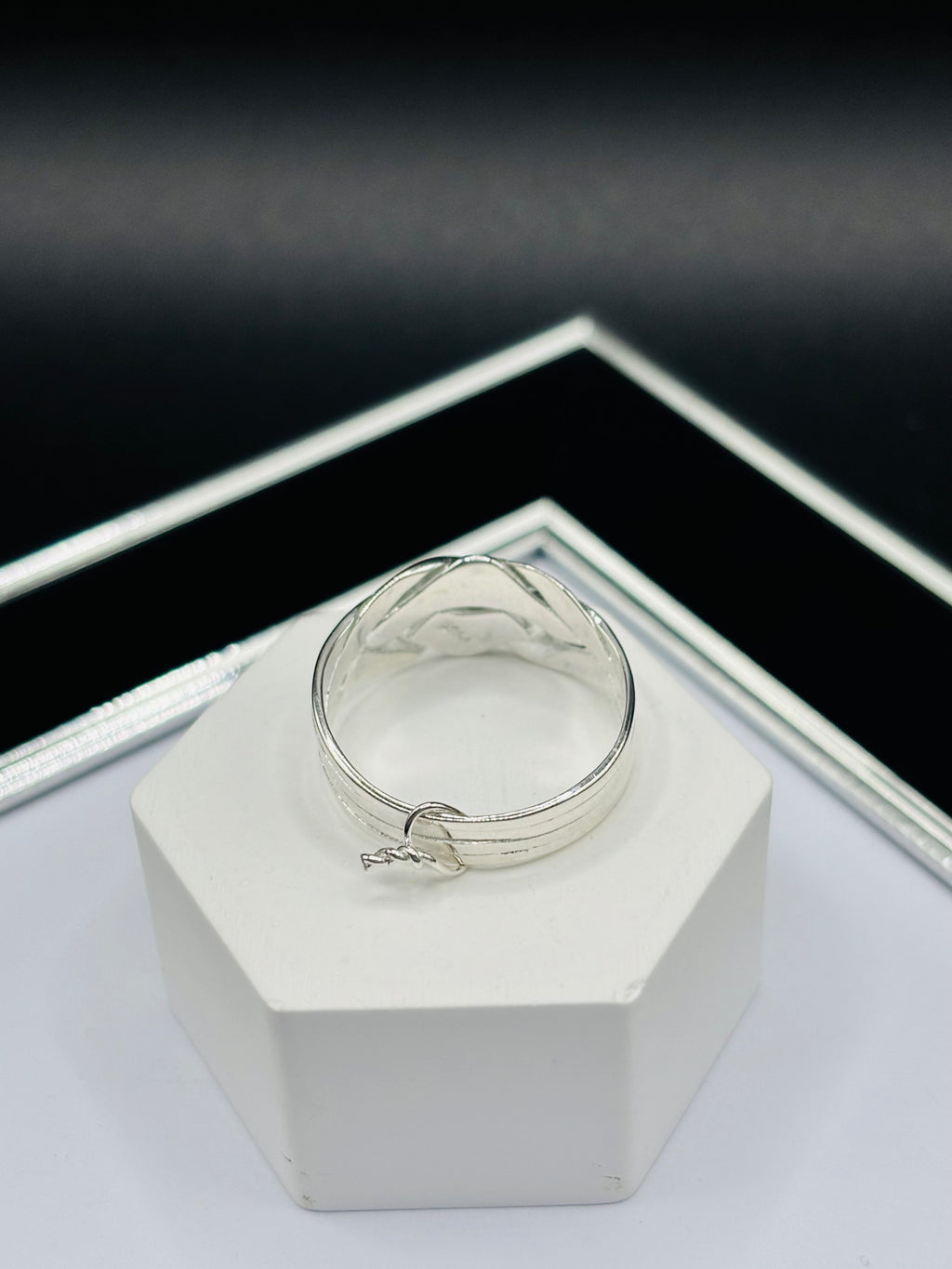 S925 Silver Puzzle 4 Rings