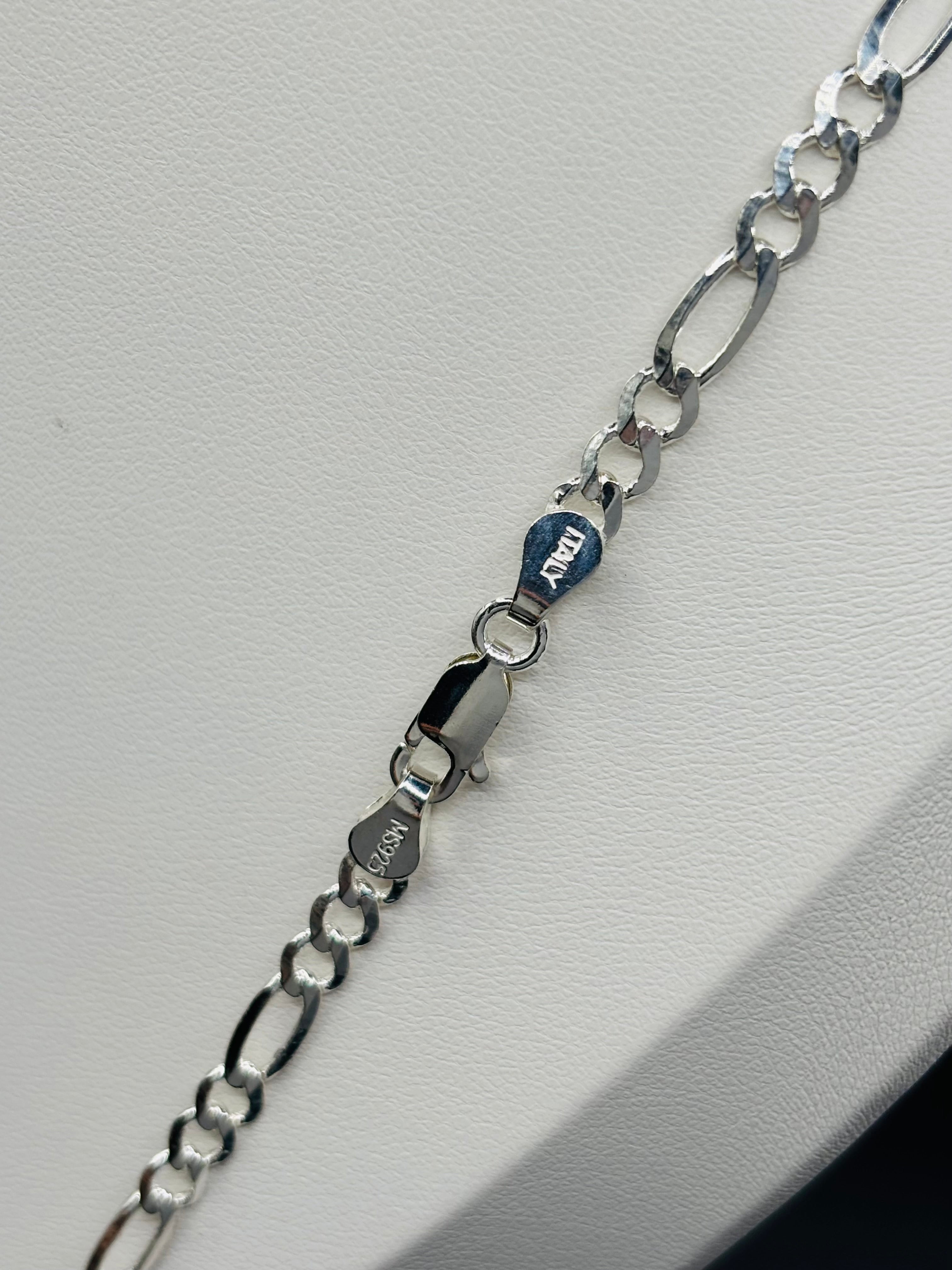 S925 Silver Figaro Chain
