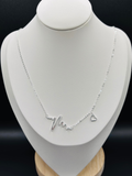 S925 Silver Heartbeat Necklace