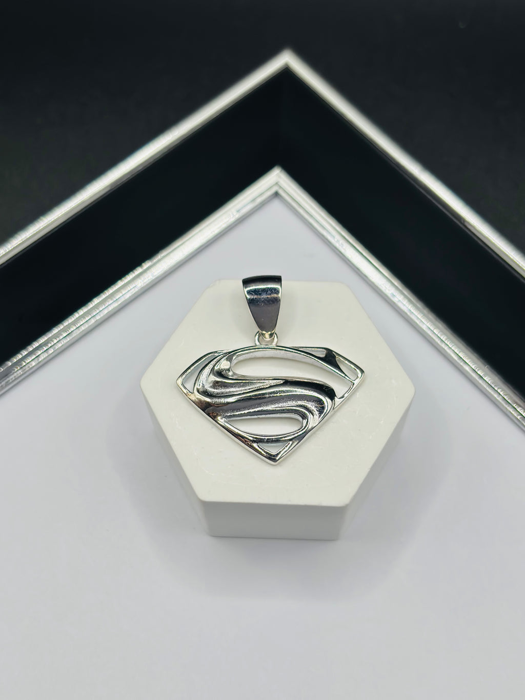 S925 Silver S Pendant