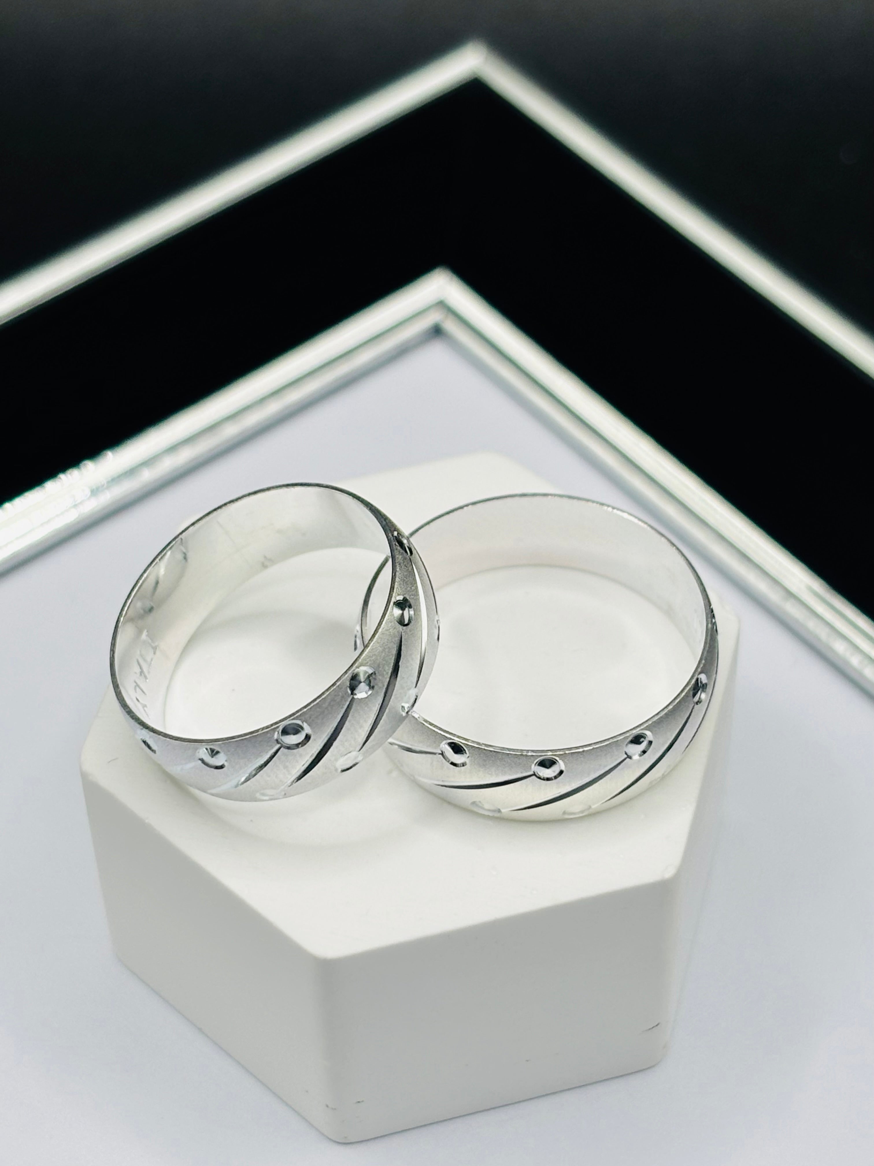 S925 Silver Couple Ring