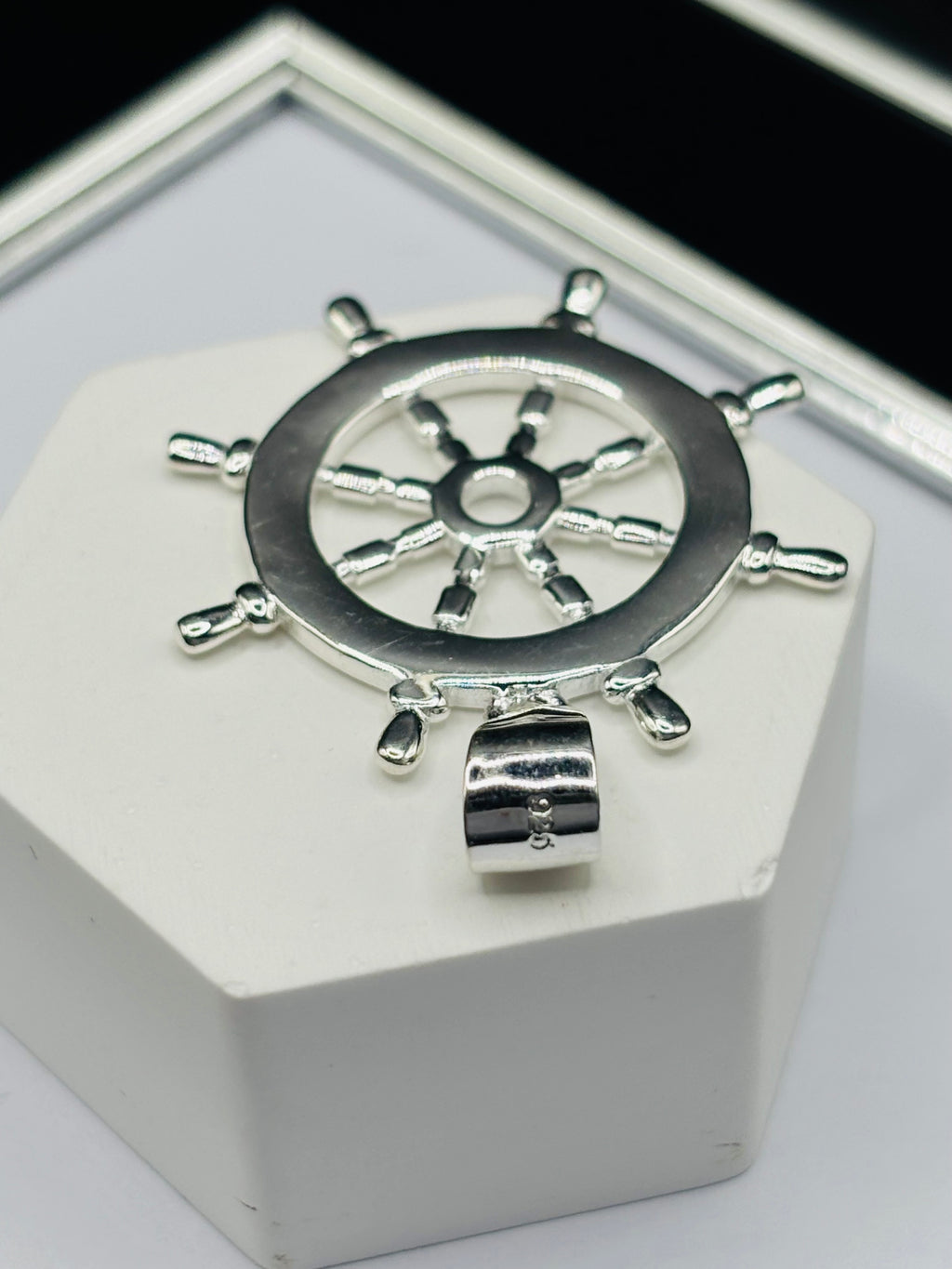 S925 Silver Helm Pendant