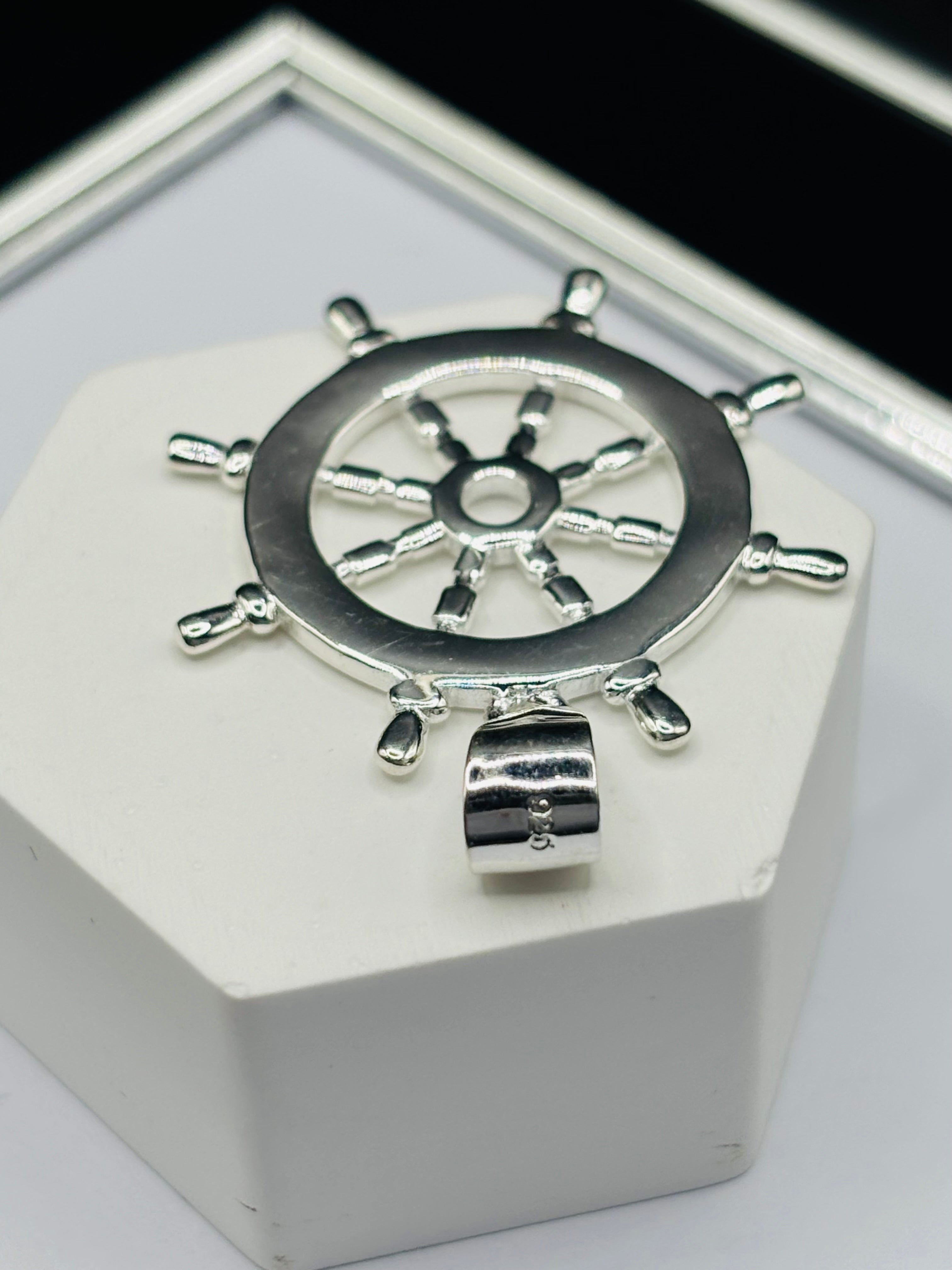 S925 Silver Helm Pendant