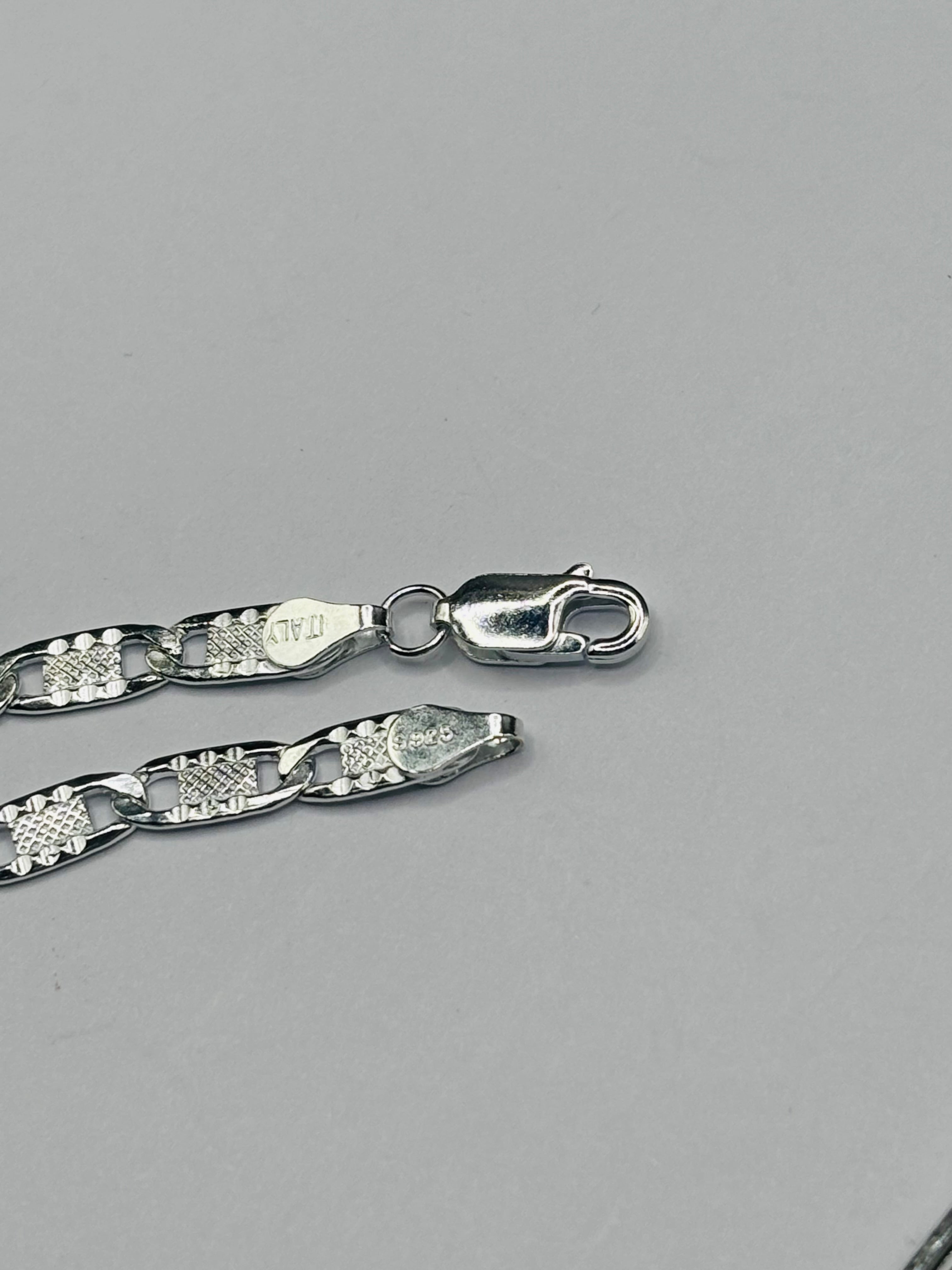 S925 Silver Anchor Bracelet