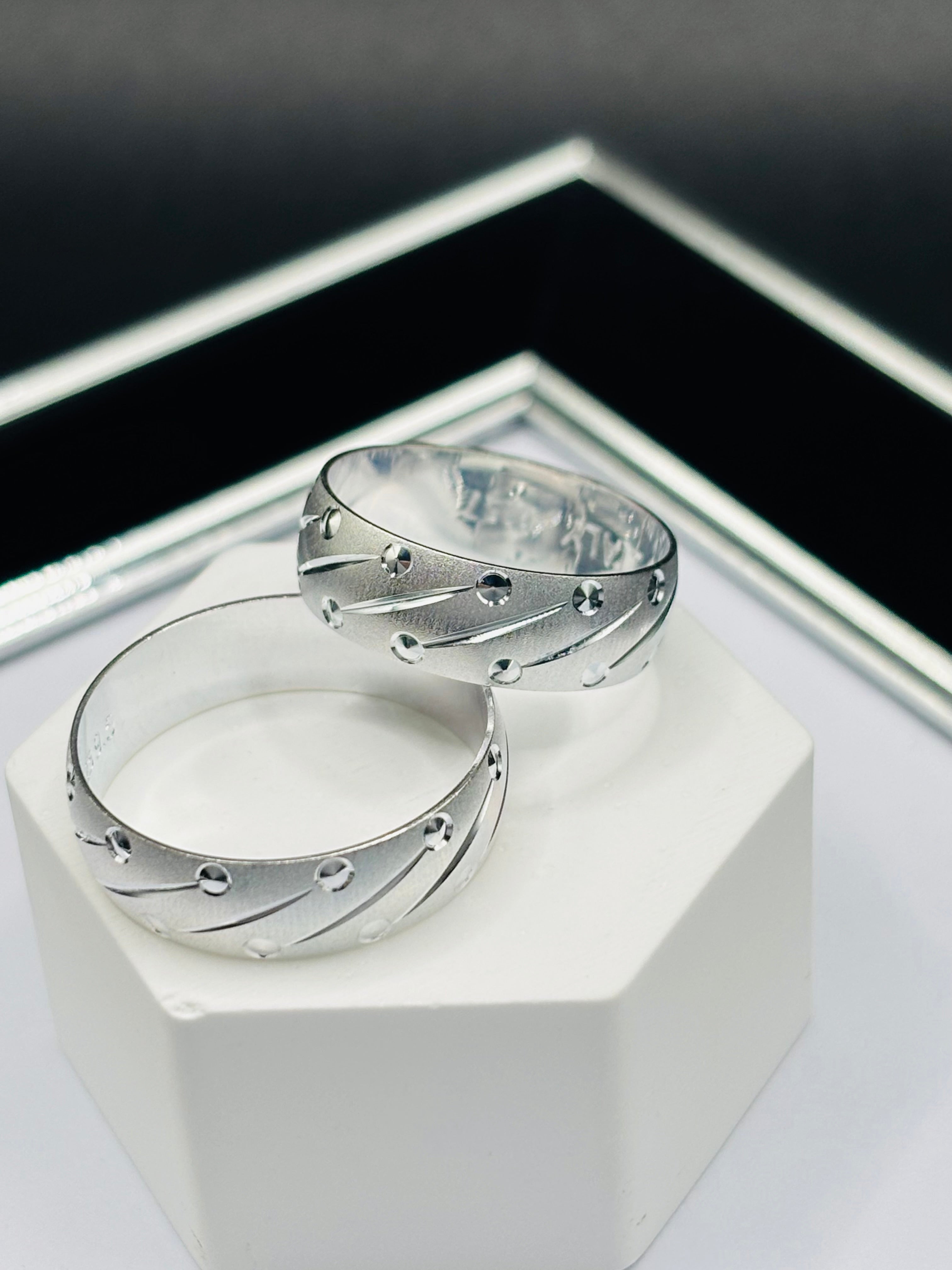 S925 Silver Couple Ring