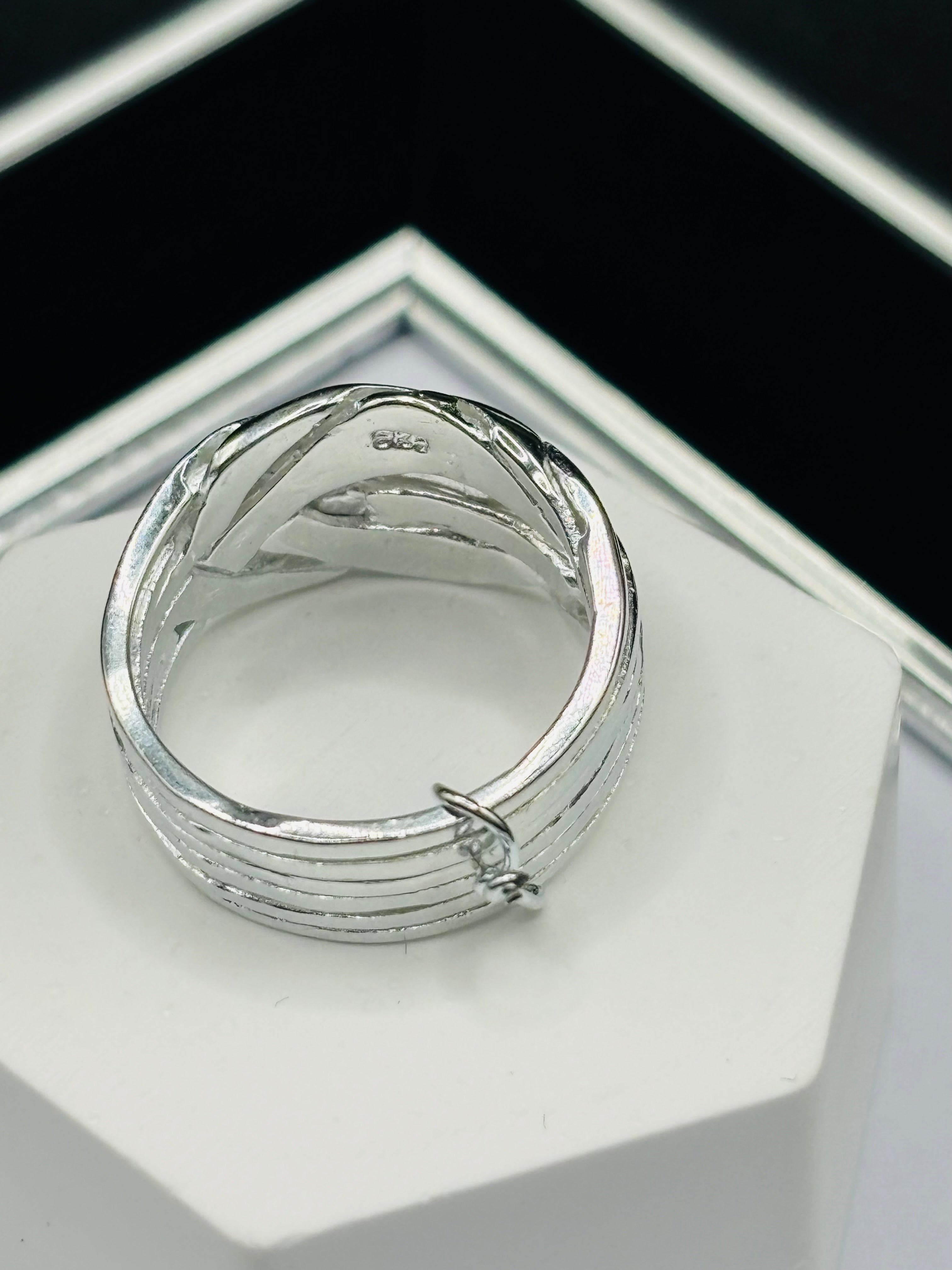 S925 Silver Puzzle 6 Rings