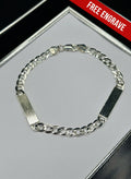 S925 Silver Double Name Bracelet