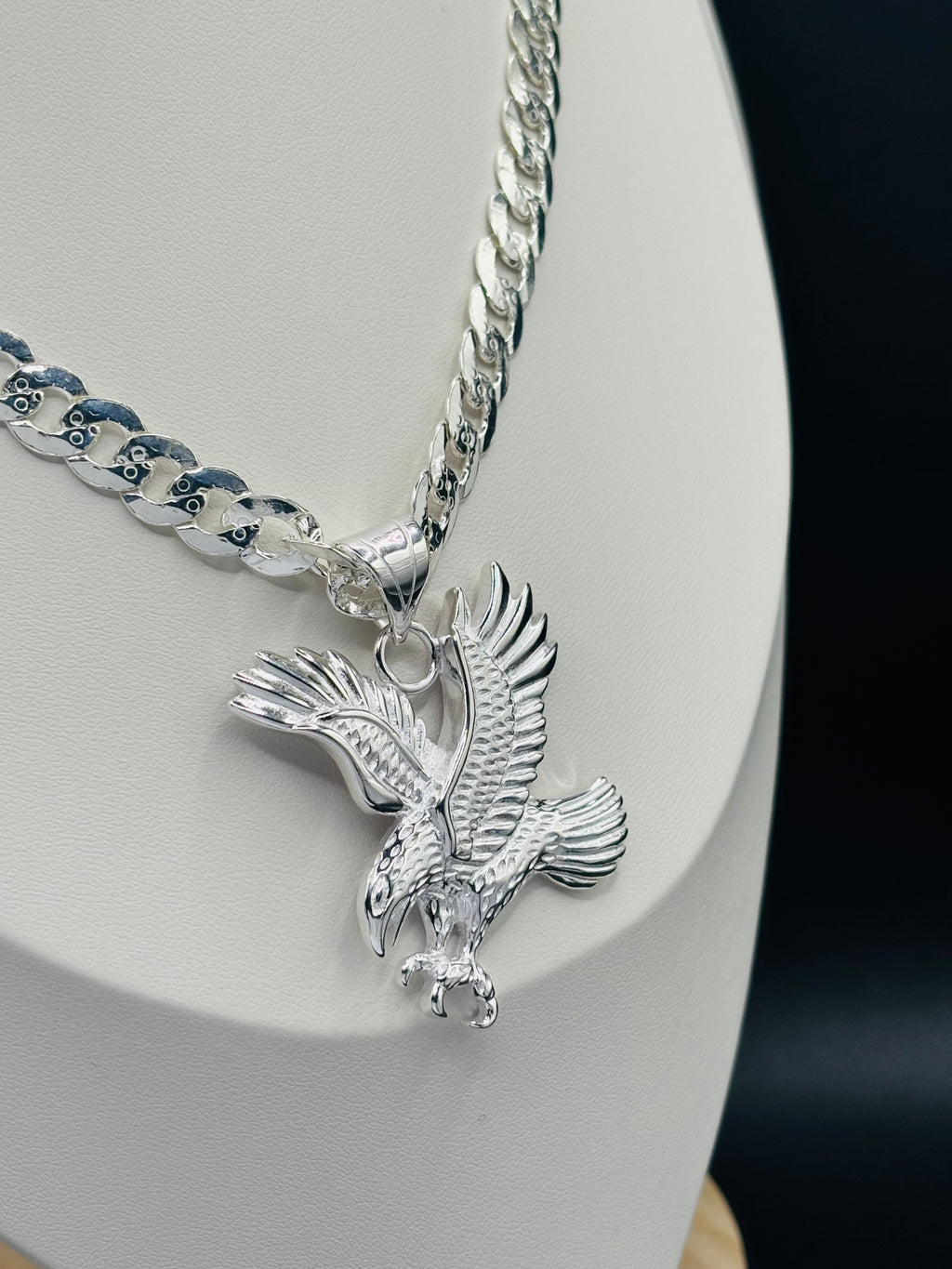 S925 Silver Eagle Necklace