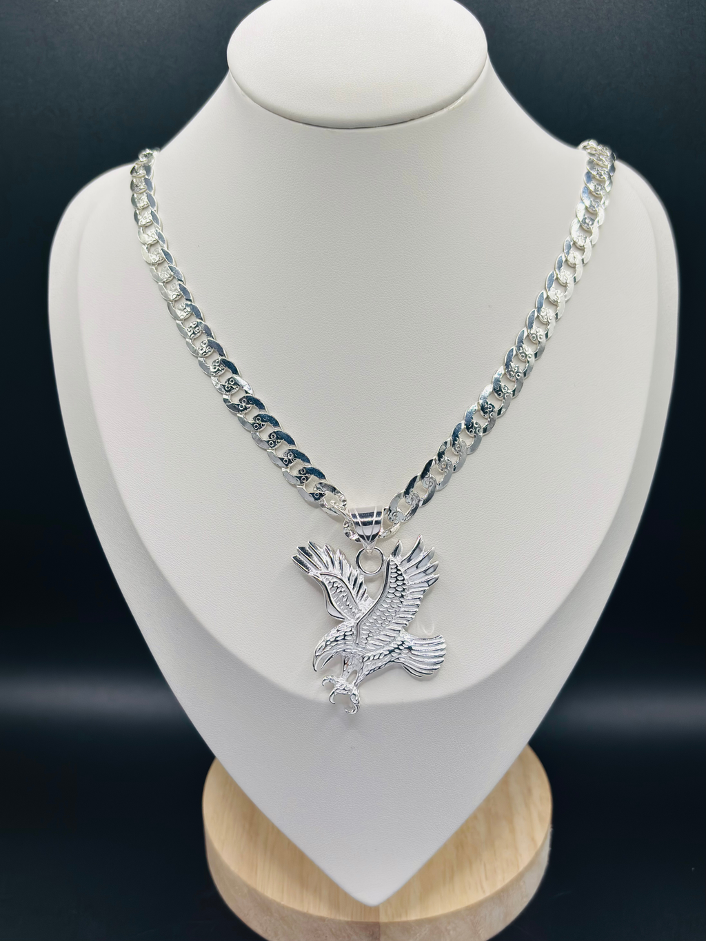 S925 Silver Eagle Necklace