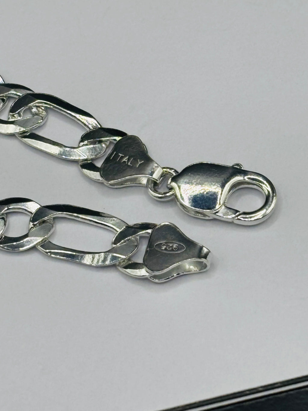 S925 Silver Figaro Bracelet