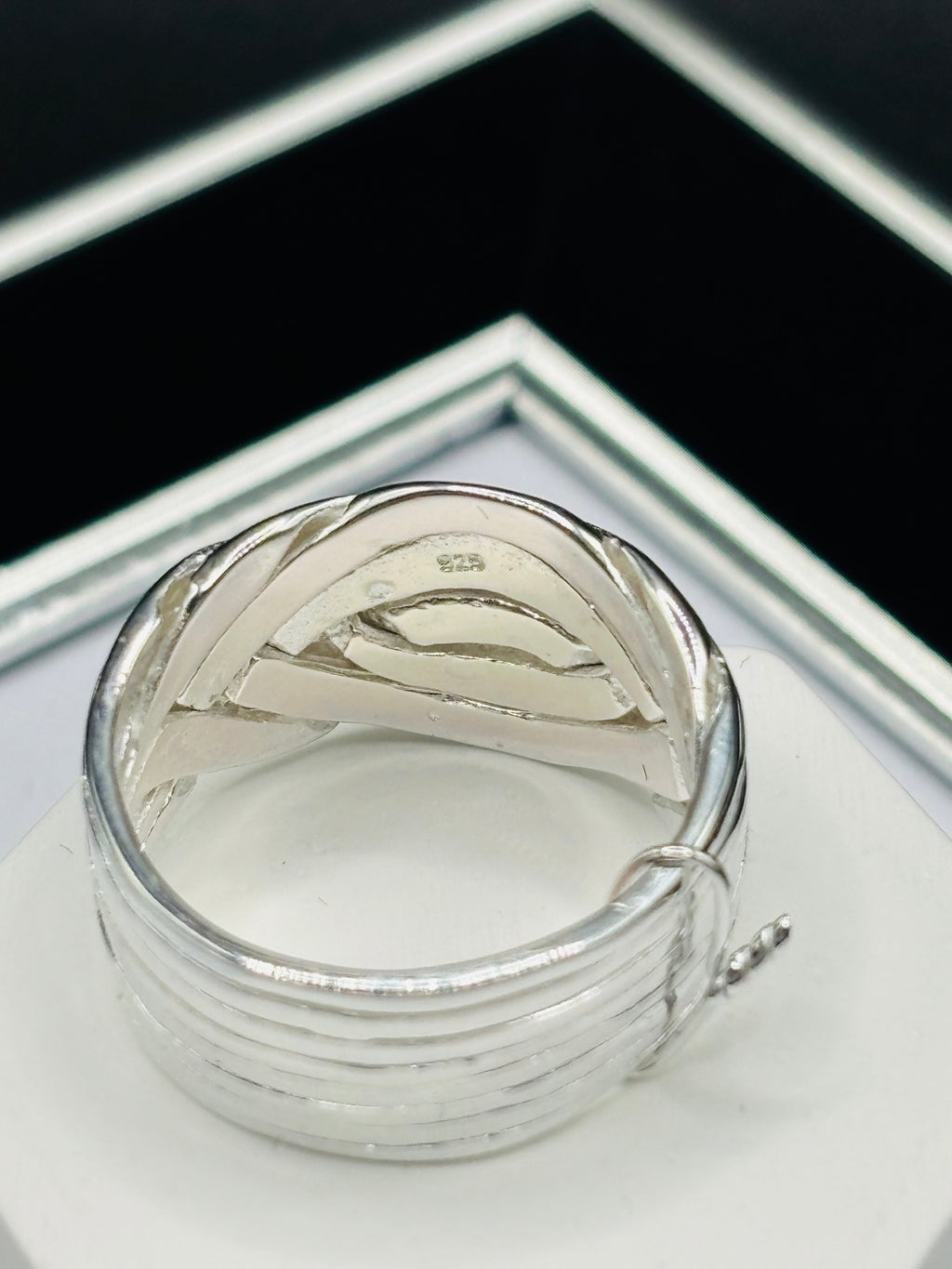 S925 Silver Puzzle 8 Rings